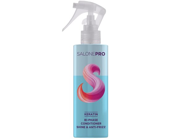 Двухфазный кондиционер для волос Unic Salon Pro Keratin Bi-Phase Conditioner Shine & Anti-Frizz, 400 ml