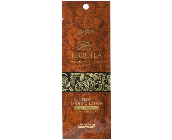 Лосьон для загара в солярии с бронзатором Art of Sun Tequila Bronzer Deep Tanning Lotion, 15 ml