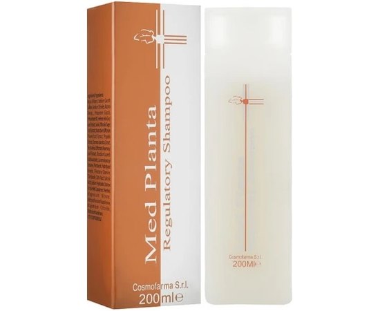 Регулирующий шампунь для волос Cosmofarma S.R.L Regulatory Shampoo MedPlant, 200 ml