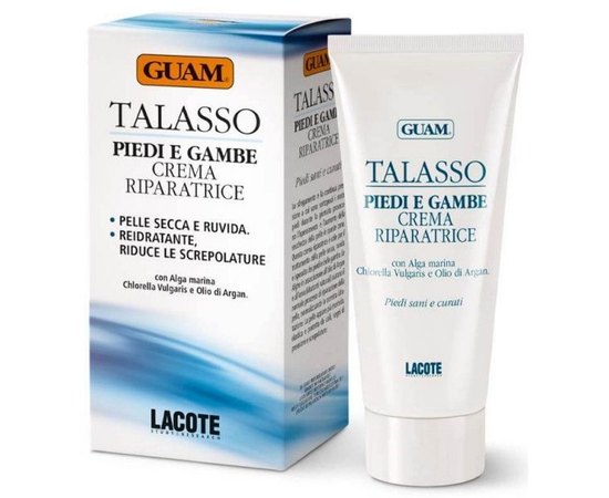 Крем для ног восстанавливающий смягчающий GUAM Talasso Podos Crema Riparatrice Piedi e Gambe, 100 ml