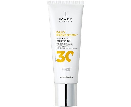 Матуючий зволожуючий крем Image Skincare Daily Prevention Sheer Matte Moisturizer SPF30, 73 g, фото 