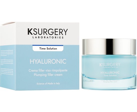 Крем для придания объема для лица KSurgery Hyaluronic Time Solution Plumping Filler Cream, 50 ml, изображение 2 Крем для придания объема для лица KSurgery Hyaluronic Time Solution Plumping Filler Cream, 50 ml, изображение 2