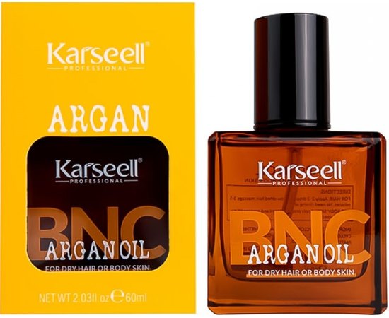 Олія для волосся та тіла Karseell BNC Argan Oil, 60 ml, фото _ab__is.image_number.default Олія для волосся та тіла Karseell BNC Argan Oil, 60 ml, фото _ab__is.image_number.default