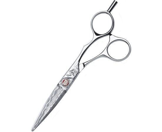 Ножницы парикмахерские эргономичные из дамасской стали Kasho KAD Damascus