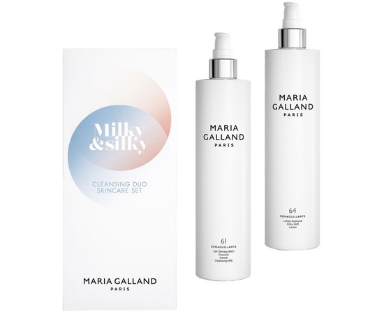 Набір для обличчя Maria Galland 61-64 Milky & Silky Cleansing Duo Skincare Set, фото 