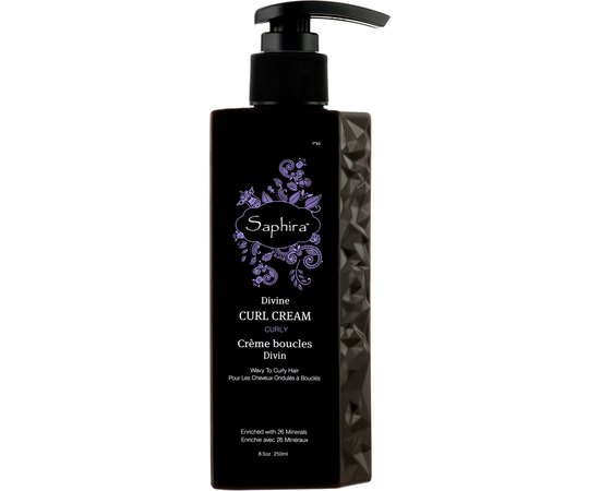 Крем для вьющихся волос Saphira Divine Curly Curl Cream, 250 ml
