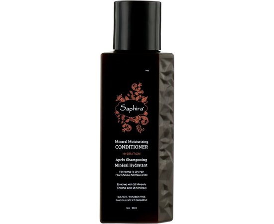 Кондиционер для тонких и поврежденных волос Saphira Hydration Mineral Moisturizing Conditioner