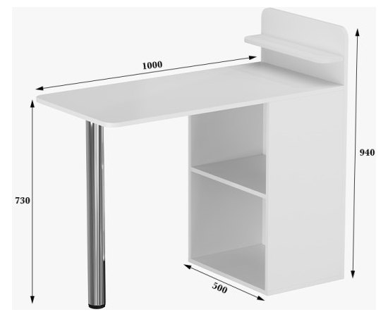 Маникюрный стол Мини Ukrestet, изображение 2