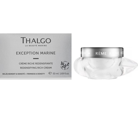 Интенсивный крем для восстановления плотности кожи Thalgo Exception Marine Redensifying Rich Cream, 50 ml, изображение 2
