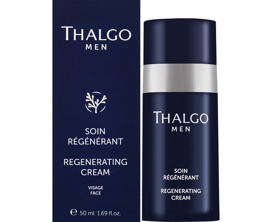Восстанавливающий крем Thalgo Men Force Marine Regenerating Cream, 50 ml, изображение 2