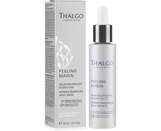 Интенсивная восстанавливающая ночная сыворотка Thalgo Peeling Marin Intensive Resurfacing Night Serum, 30 ml, изображение 2