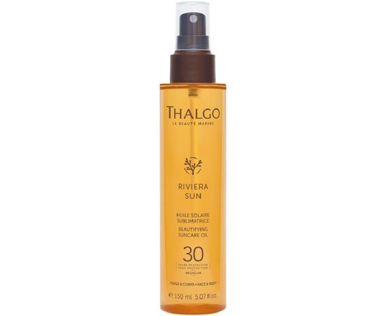 Олія для засмаги Thalgo Riviera Sun Beautifying Suncare Oil SPF30, 150 ml, фото 