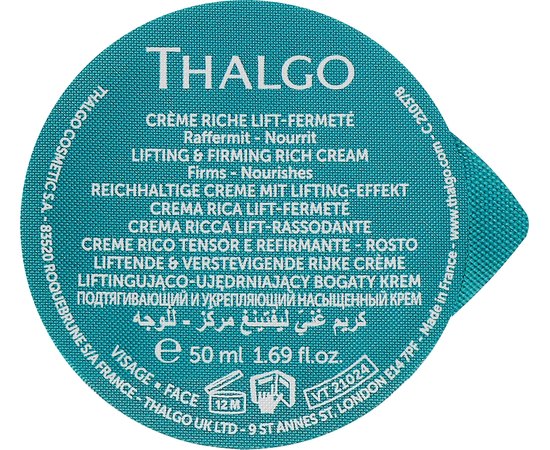 Інтенсивний крем Ліфтинг і зміцнення Thalgo Silicium Lift Lifting & Firming Rich Cream, 50 ml, фото 