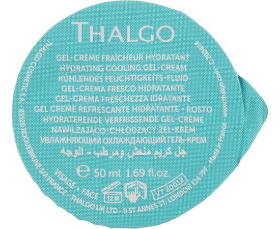 Увлажняющий охлаждающий гель-крем Thalgo Source Marine Hydrating Cooling Gel-Cream, 50 ml