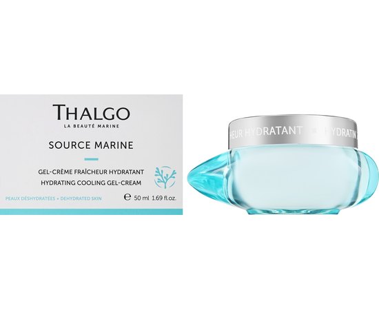 Увлажняющий охлаждающий гель-крем Thalgo Source Marine Hydrating Cooling Gel-Cream, изображение 4