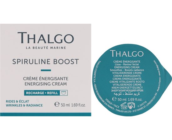 Энергетический крем Thalgo Spiruline Boost Energising Сream, 50 ml, изображение 3