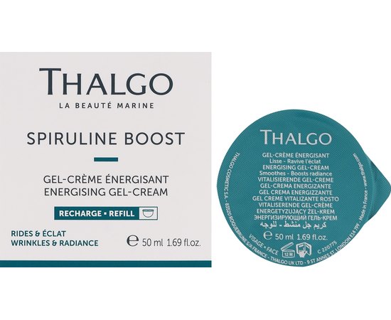 Энергетический гель-крем Thalgo Spiruline Boost Anti-Pollution Gel-Cream, изображение 3