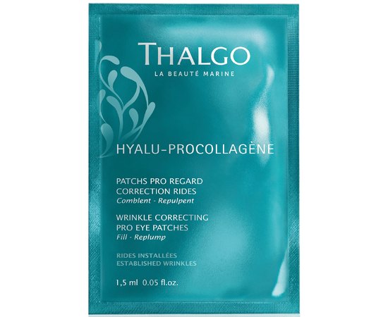 Про пластырь маска для глаз корректор морщин Thalgo Wrinkle Correcting Pro Eye Patches, 8*2 patches