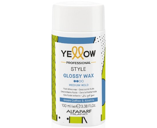 Віск для глянцевої фіксації волосся Yellow Professional Style Glossy Wax, 100 ml, фото 
