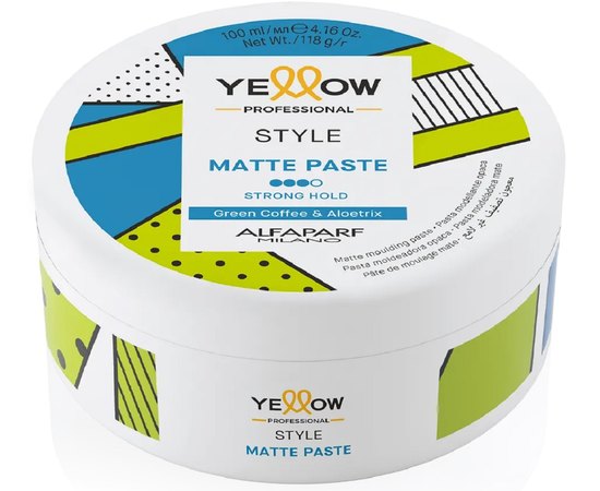 Паста для моделювання волосся Yellow Professional Style Matte Paste, 100 ml, фото 