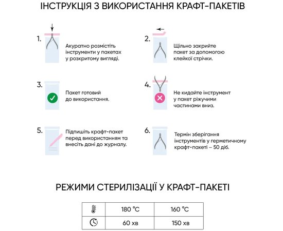 Крафт-пакети ЕСО з індикатором 4 класу Microstop, 100 шт, фото _ab__is.image_number.default