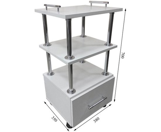 Косметологическая тележка Практик Ukrestet, изображение 2