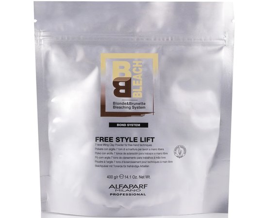 Пудра осветительная Alfaparf Milano BB Bleach Free Style Clay Bleach, 400 g
