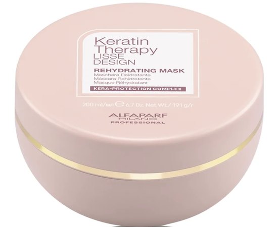 Зволожувальна маска для волосся Alfaparf Milano Lisse Design Keratin Therapy Rehydrating Mask, фото _ab__is.image_number.default