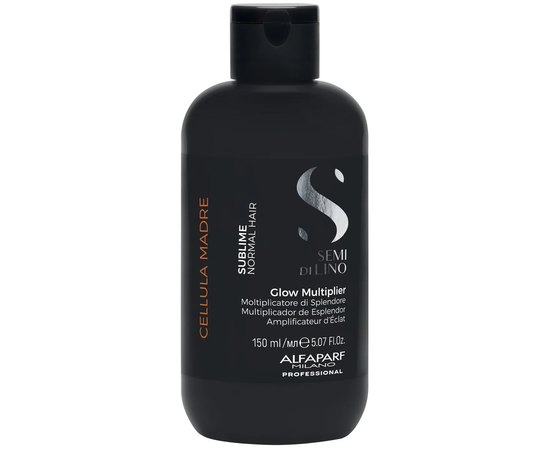 Еліксир для блиску волосся Alfaparf Milano Semi Di Lino Cellula Madre Glow Multiplier, 150 ml, фото 