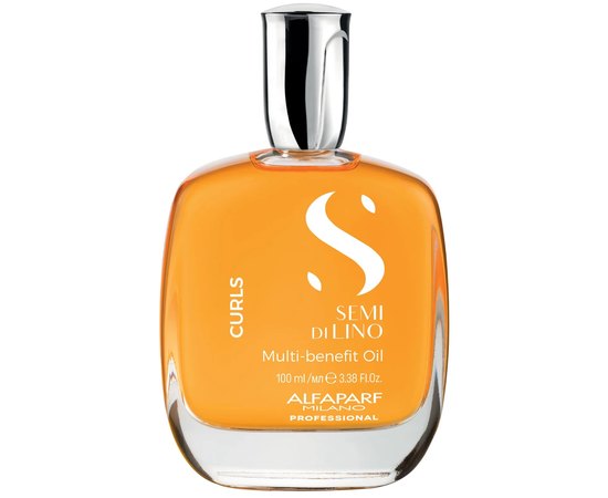 Масло для вьющихся волос Alfaparf Milano Semi Di Lino Curls  Multi-Benefit Oil, 100 ml