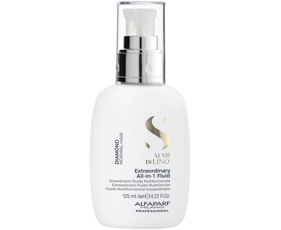 Флюид несмываемый для нормальных волос Alfaparf Milano Semi Di Lino Diamond Illuminating All-in-1 Fluid, 125 ml