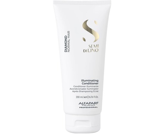 Кондиціонер для блиску волосся Alfaparf Milano Semi Di Lino Diamond Illuminating Conditioner, фото 