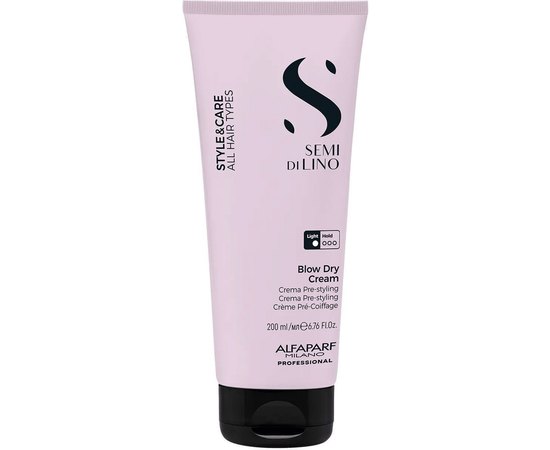 Крем для защиты волос во время укладки Alfaparf Milano Semi Di Lino Style & Care Blow Dry Cream, 200 ml