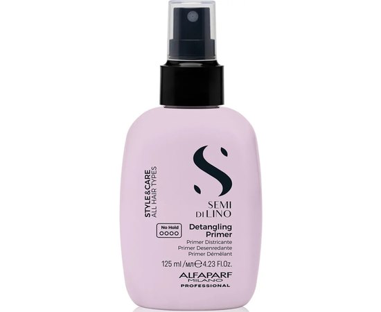 Праймер для розплутування волосся Alfaparf Milano Semi Di Lino Style & Care Detangling Primer, 125 ml, фото 
