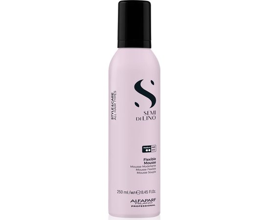 Мусс для укладки волос эластичной фиксации Alfaparf Milano Semi Di Lino Style & Care Flexible Mousse, 250 ml