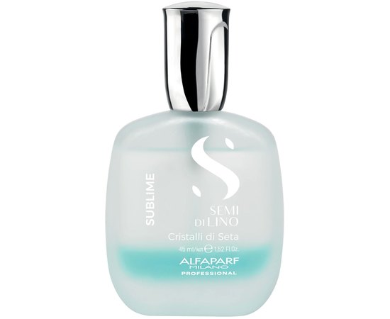 Двухфазные кристаллы для блеска волос Alfaparf Milano Semi Di Lino Sublime Cristalli Di Seta, 45 ml