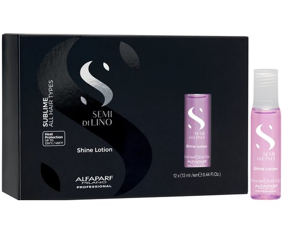 Лосьон для блеска волос Alfaparf Milano Semi Di Lino Sublime Illuminating Shine Lotion, 12х13 ml