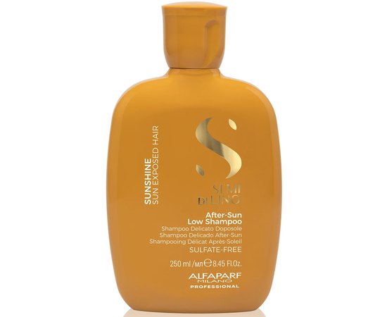 Шампунь для волос после солнца Alfaparf Milano Semi Di Lino Sunshine After Sun Low Shampoo, 250 ml