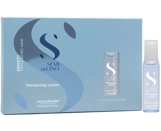 Лосьон для волосся Alfaparf Milano Semi Di Lino Thickening Lotion, 6x13 ml, фото 
