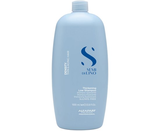 Шампунь для уплотнения волос Alfaparf Milano Semi Di Lino Thickening Shampoo, изображение 2