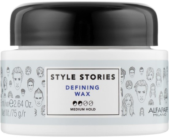 Воск средней фиксации Alfaparf Milano Style Stories Defining Wax Medium Hold, 75 ml