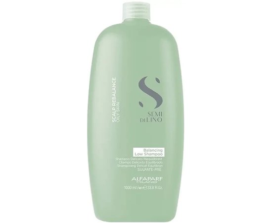 Шампунь відновлювальний для зміцнення волосся Alfaparf Milano Semi Di Lino Scalp Renew Energizing Low Shampoo, фото _ab__is.image_number.default