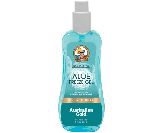 Australian Gold Aloe Freeze Gel Гель для заспокоєння шкіри після засмаги, 237 мл, фото 