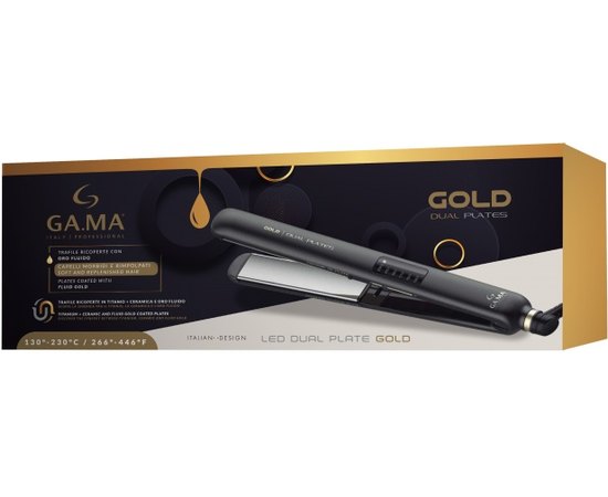 Випрямляч для волосся GA.MA CP14 Dual Plates Gold LED GI2510, фото _ab__is.image_number.default