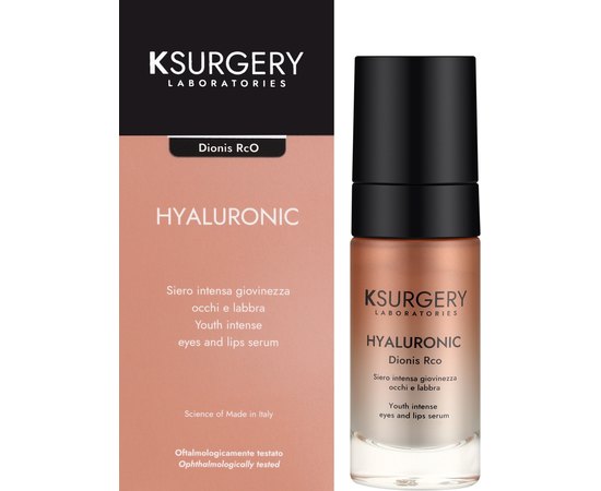 Сироватка для шкіри навколо очей і губ KSurgery Hyaluronic Dionis Rco Eyes And Lips Serum, 15 ml, фото _ab__is.image_number.default