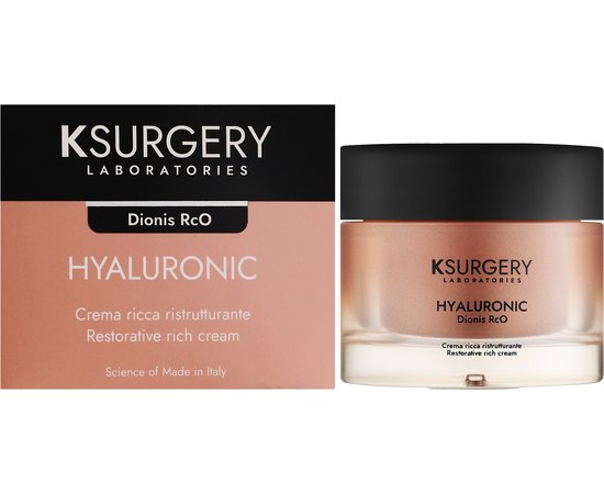 Відновлюючий насичений крем для обличчя KSurgery Hyaluronic Dionis Rco Restorative Rich Cream, 50 ml, фото _ab__is.image_number.default