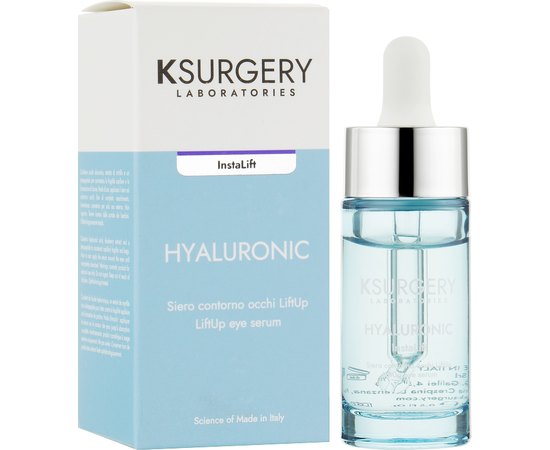 Сыворотка для глаз с лифтинг-эффектом KSurgery Hyaluronic InstaLift LiftUp Eye Serum, 15 ml, изображение 2