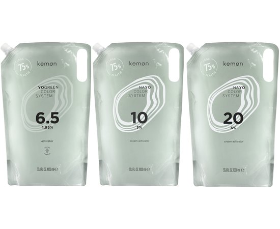 Активатор для окрашивания Kemon NaYo Cream Activator, 1000 ml