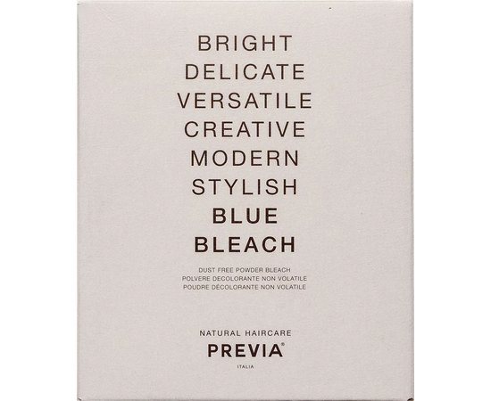 Осветляющая пудра голубая беспылевая Previa Blue Bleach Bright Delicate, 500 g, изображение 2