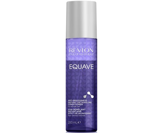 2-фазный кондиционер для блонд Revlon Professional Equave Anti-Brassiness Conditioner, 200 ml